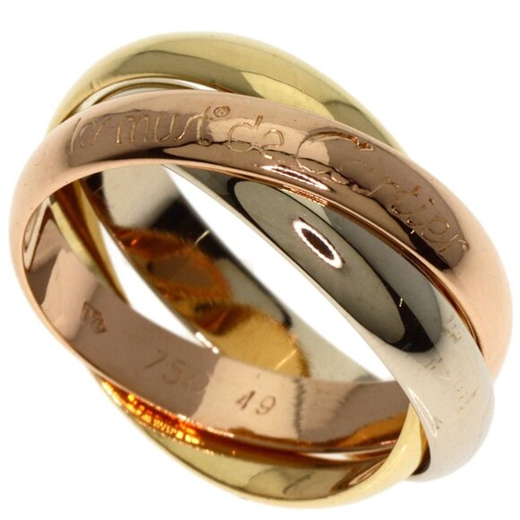 CARTIER 18k Gold Trinity Ring #49 - Picture 6 of 6